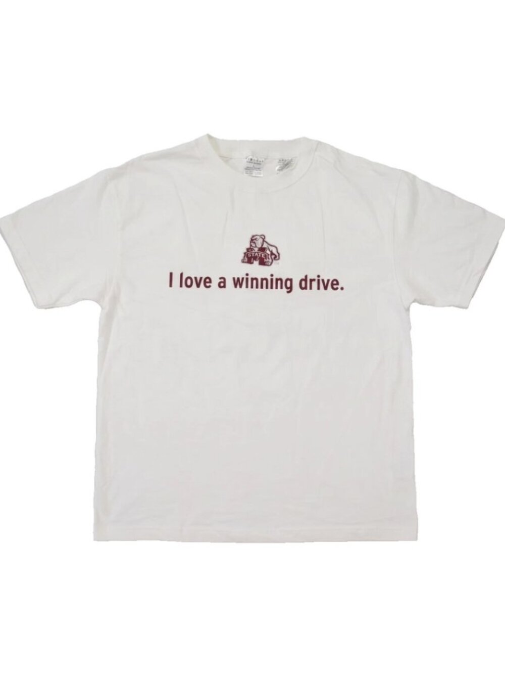Time Out Mississippi State Bulldogs Mens T-Shirt Large White New Winning Drive
